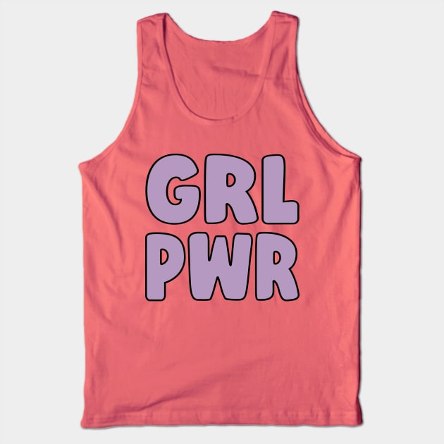 GRL PWR Tank Top by colorsplash